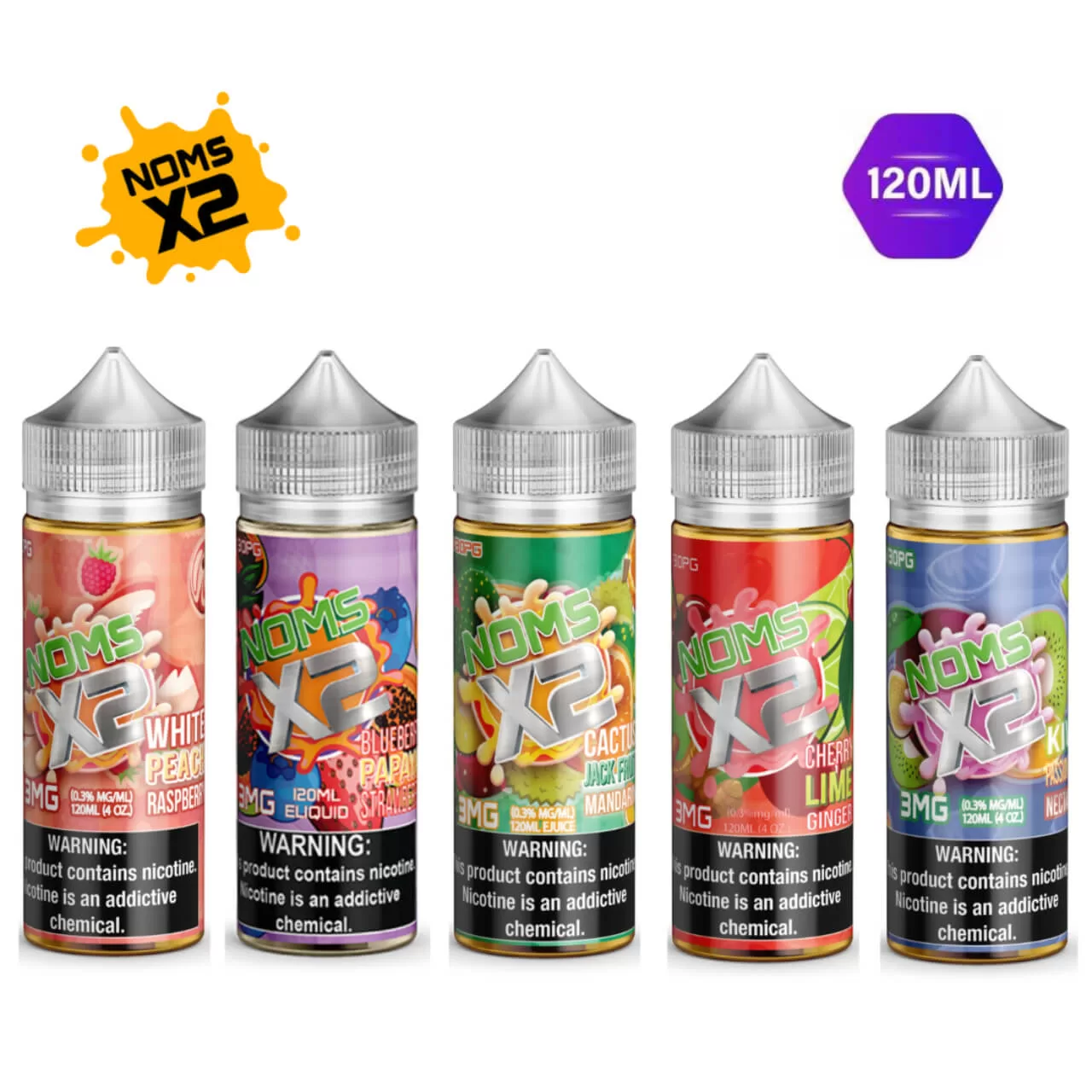 Noms X2 120ml E-Juice