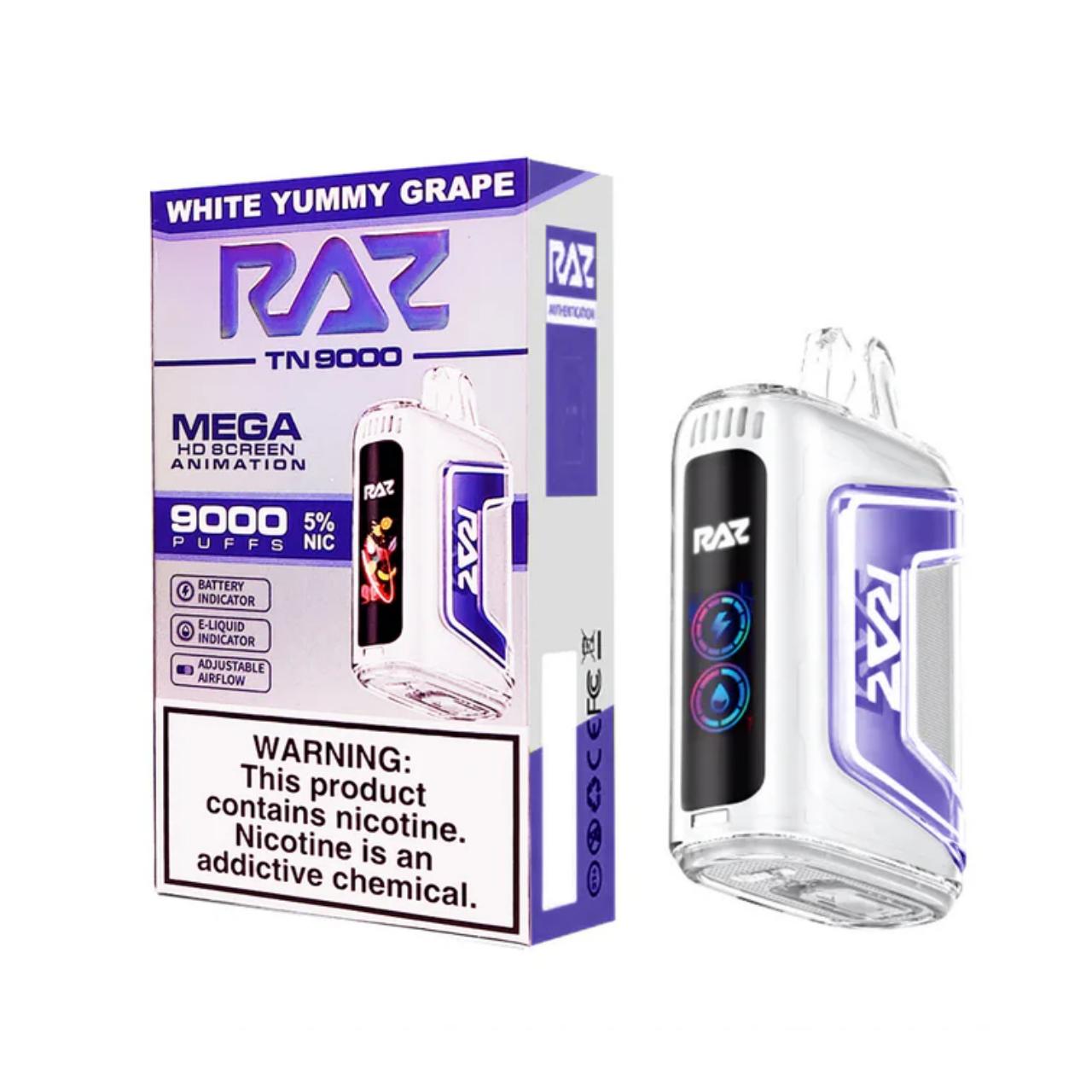 RAZ-TN9000-Disposable-White-Yummy-Grape
