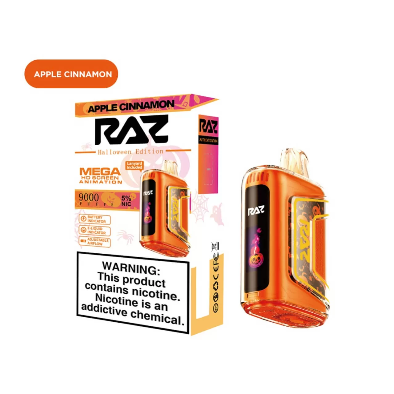 RAZ TN9000 Hawlloween Edition-Apple Cinnamon