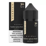 Verdict Salt Warden Hazelnut Pecan Butter 30ml E-Juice