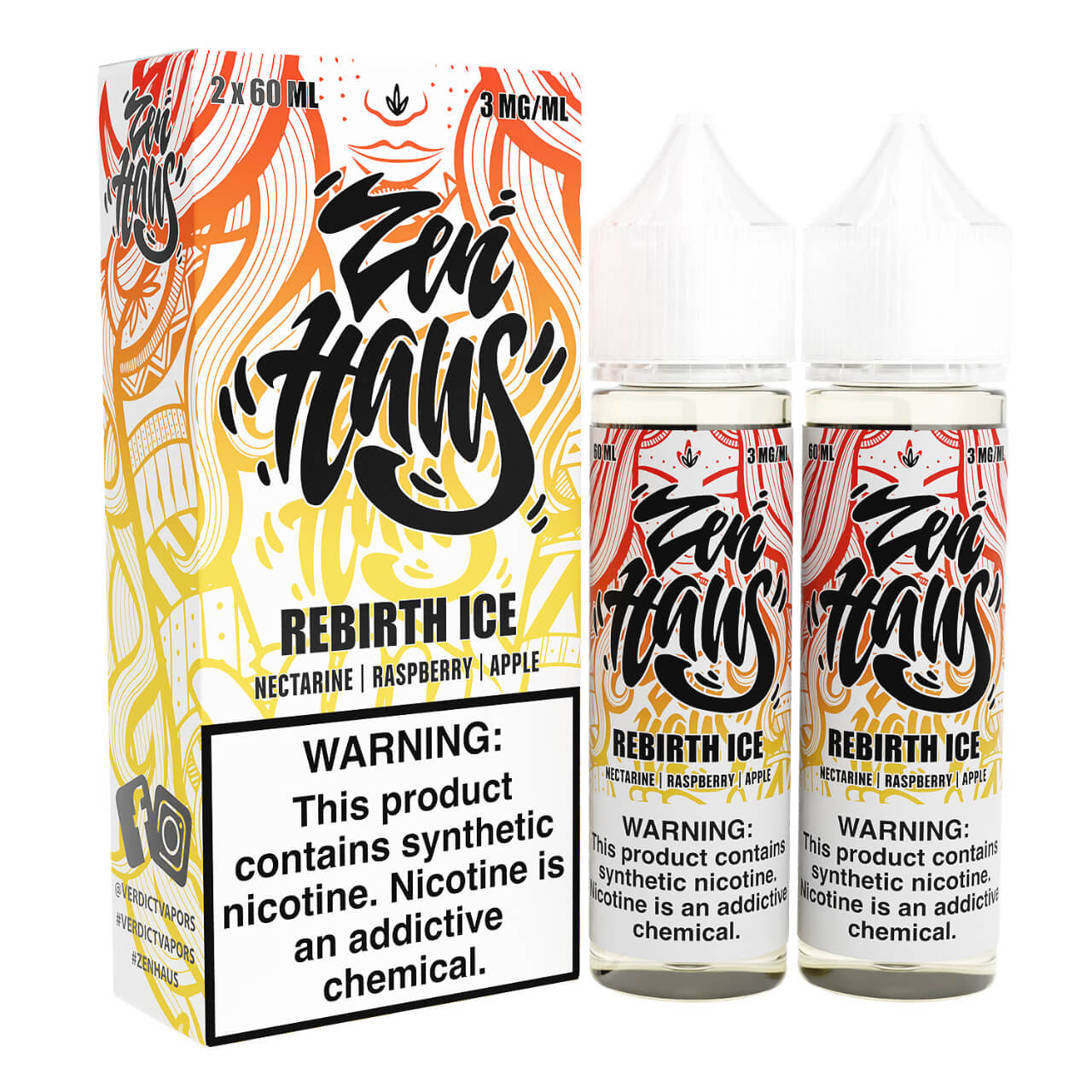 Zen Haus Rebirth Ice 120ml E-Juice Zen Haus Rebirth Ice 120ml E-Juice