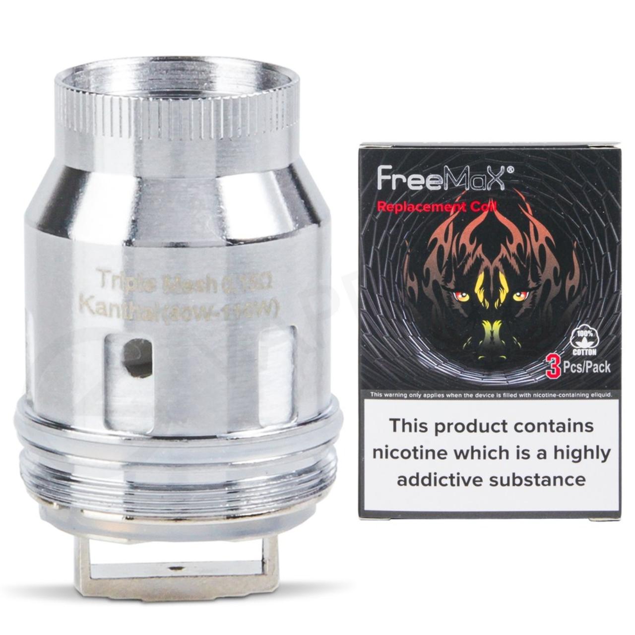 FreeMax Mesh Pro Replacement Coil 3PK-0.15 OHM Triple Mesh FreeMax Mesh Pro Replacement Coil 3PK-0.15 OHM Triple Mesh