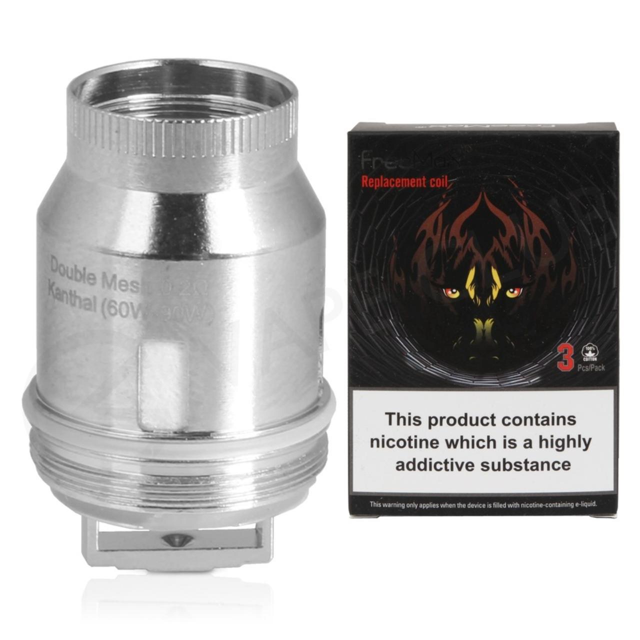 FreeMax Mesh Pro Replacement Coil 3PK-0.20 OHM Double Mesh FreeMax Mesh Pro Replacement Coil 3PK-0.20 OHM Double Mesh