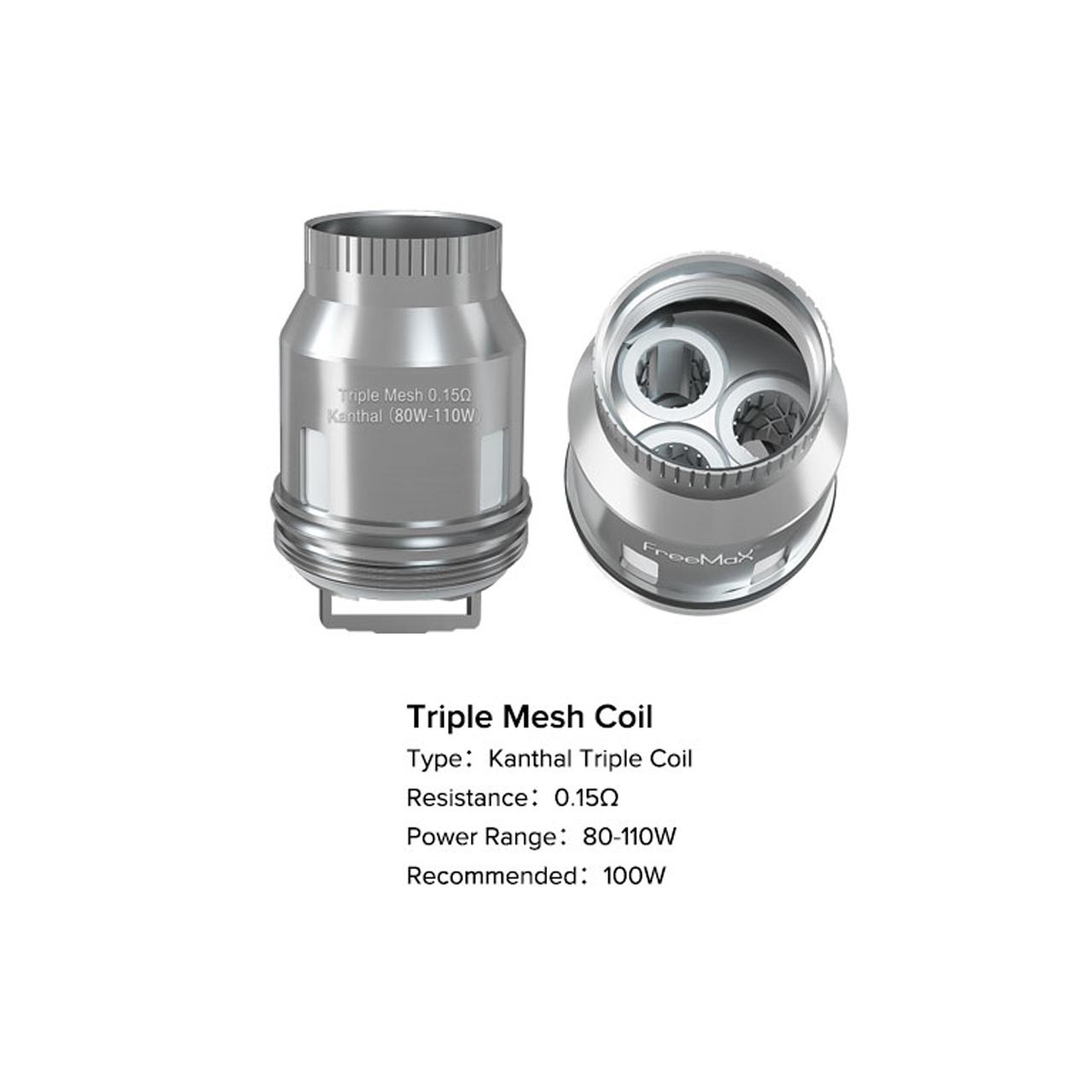 FreeMax Mesh Pro Replacement Coils 3 Pack-Triple Mesh - 0.15 OHMs FreeMax Mesh Pro Replacement Coils 3 Pack-Triple Mesh - 0.15 OHMs
