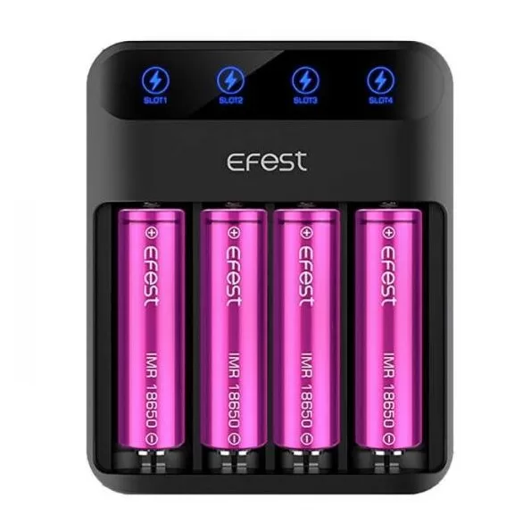 bb610e43-0d26-517f-978e-370d48fc8f21.jpg Efest LUSH Q4 Intelligent LED Battery Charger - 4 Bay
