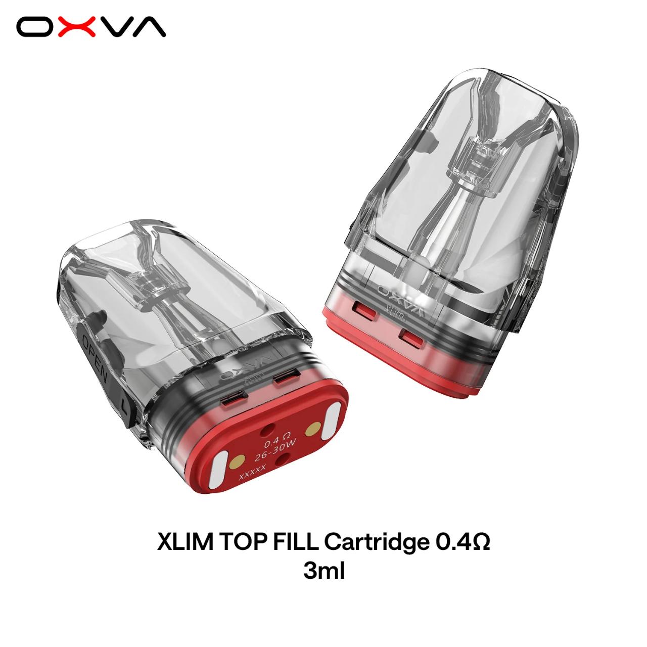 OXVA Xlim Top Fill Replacement Pod Cartridge - 3PK 0.4 OHMS - 3ML