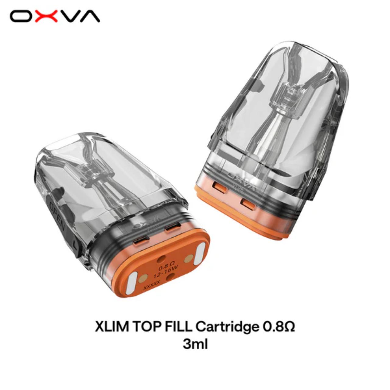 OXVA Xlim Top Fill Replacement Pod Cartridge - 3PK 0.8 OHMS - 3ML