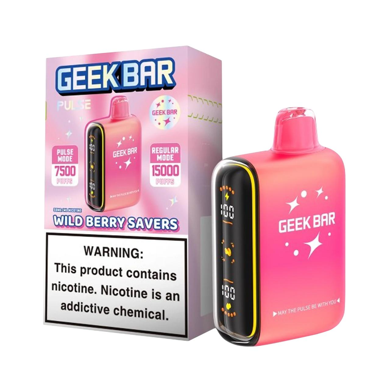 Geek Vape Pulse 15000 Puff Disposable Savers Edition - Wild Berry Savers Geek Vape Pulse 15000 Puff Disposable Savers Edition - Wild Berry Savers