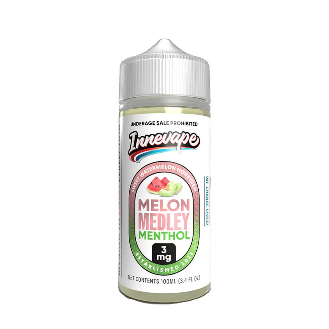 Innevape Melon MDLY Menthol 100ml E-Juice