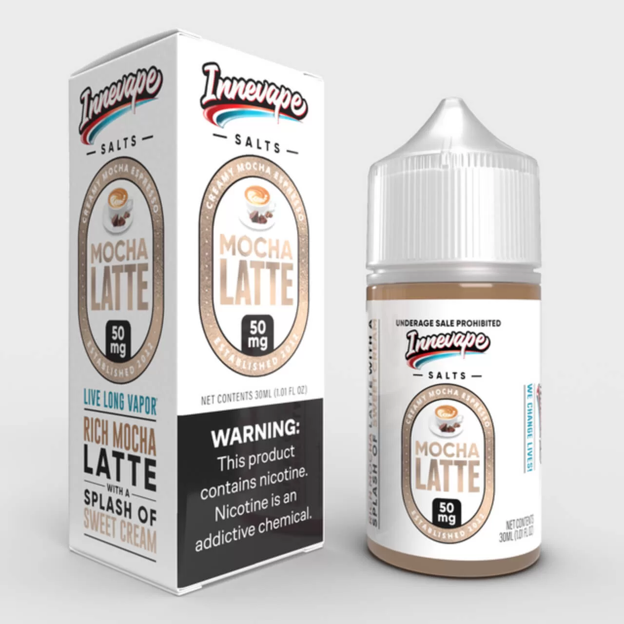 Innevape Mocha Latte Salts 30ml E-Juice Innevape Mocha Latte Salts 30ml E-Juice