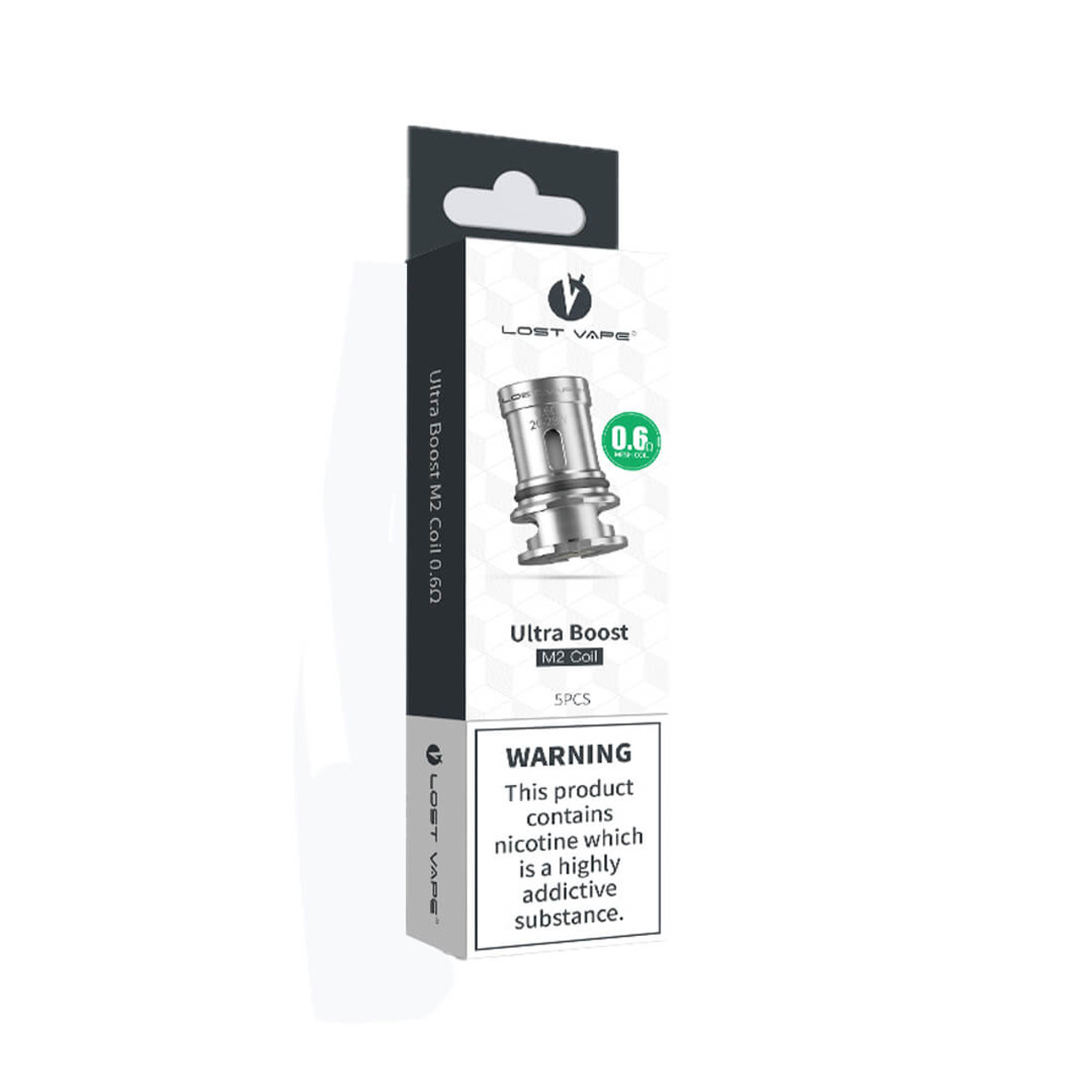 LostVape Ultra Boost Replacement Coil (Pack of 5)-M2 0.6 OHMS LostVape Ultra Boost Replacement Coil (Pack of 5)-M2 0.6 OHMS