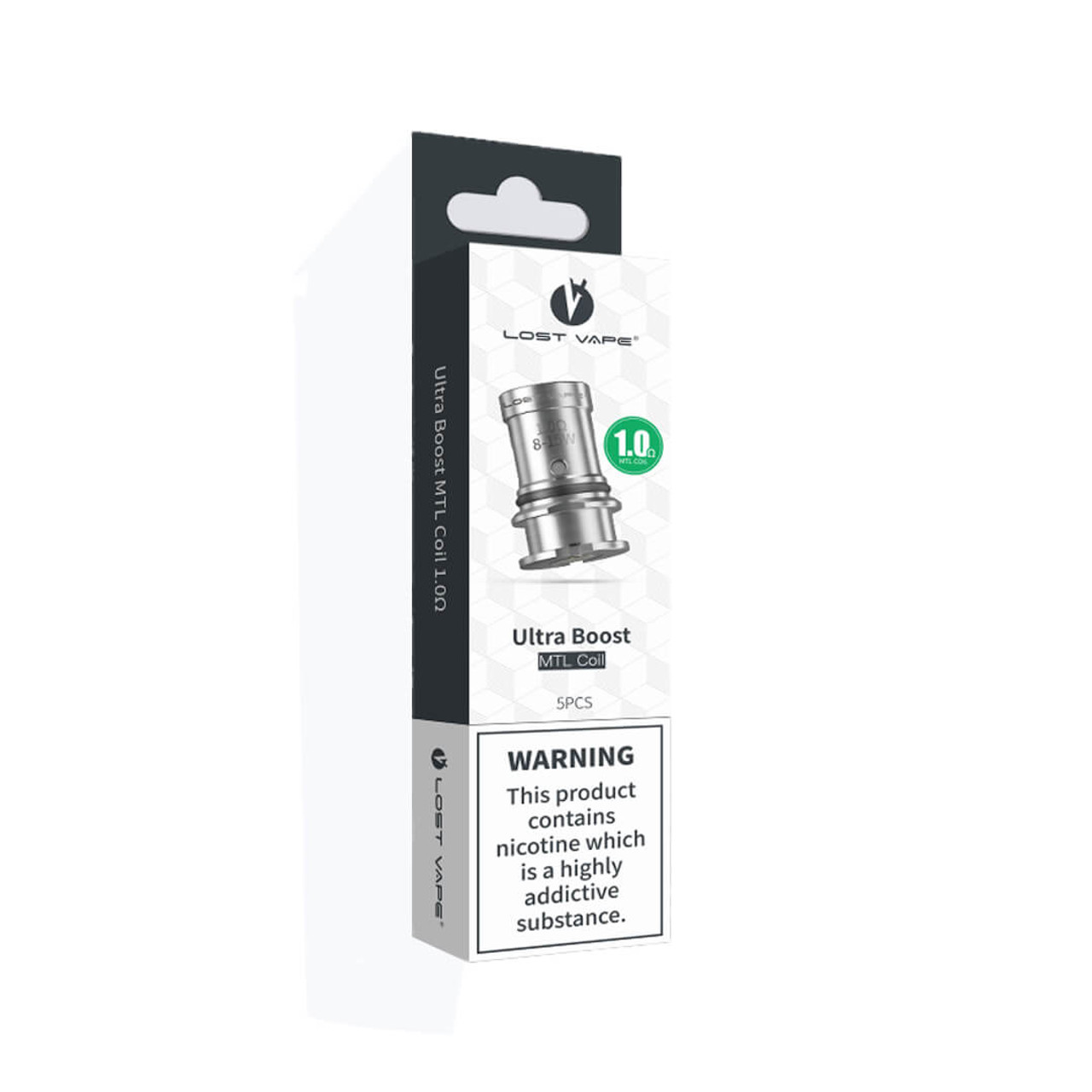 LostVape Ultra Boost Replacement Coil (Pack of 5)-MTL 1.0 OHMS LostVape Ultra Boost Replacement Coil (Pack of 5)-MTL 1.0 OHMS