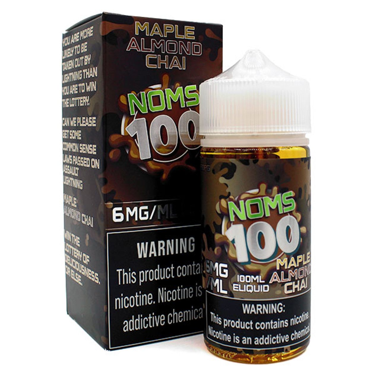 Noms 100 Maple Almond Chai 100ml E-Juice Noms 100 Maple Almond Chai 100ml E-Juice