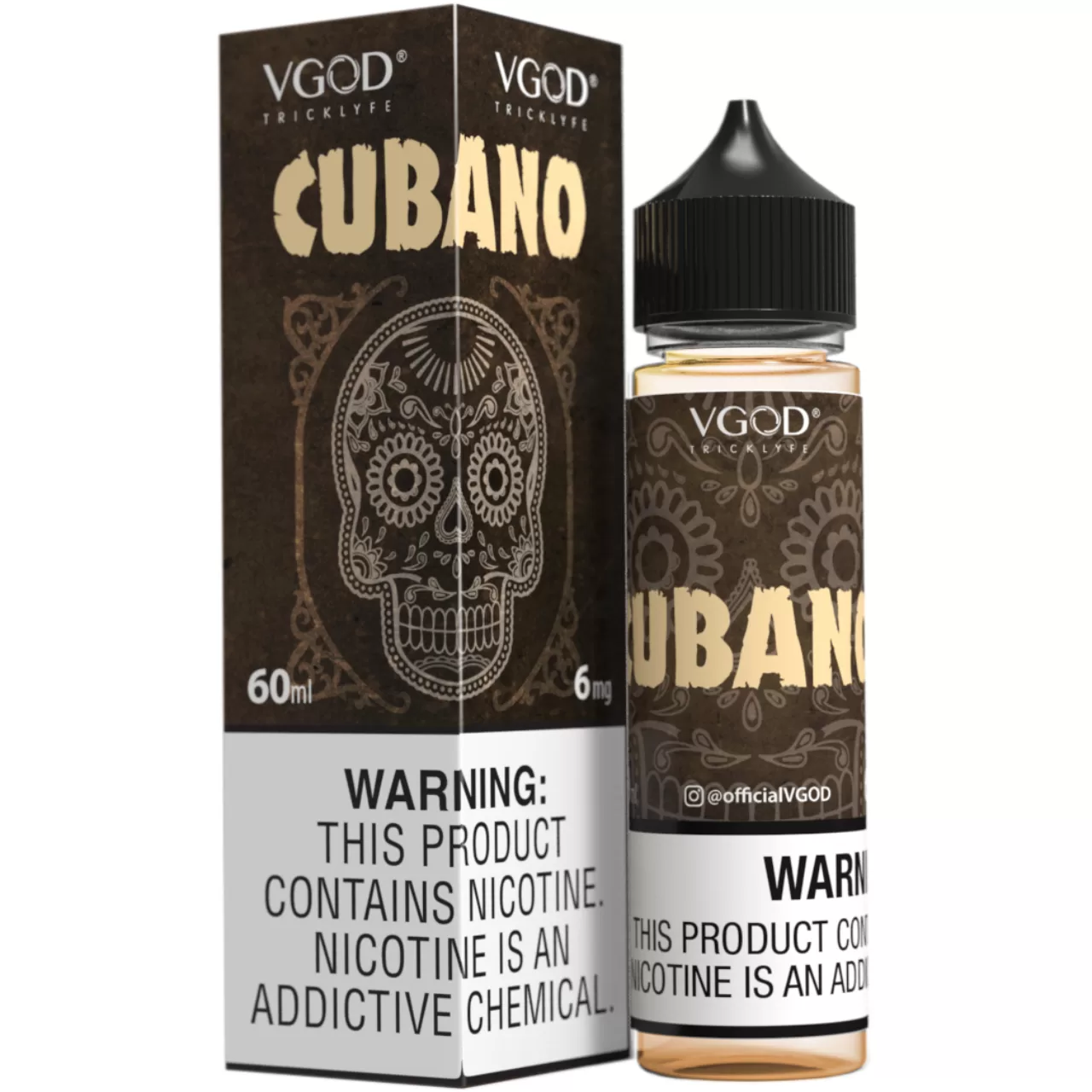 VGOD Cubano 60ml E-Juice 6mg VGOD Cubano 60ml E-Juice 6mg
