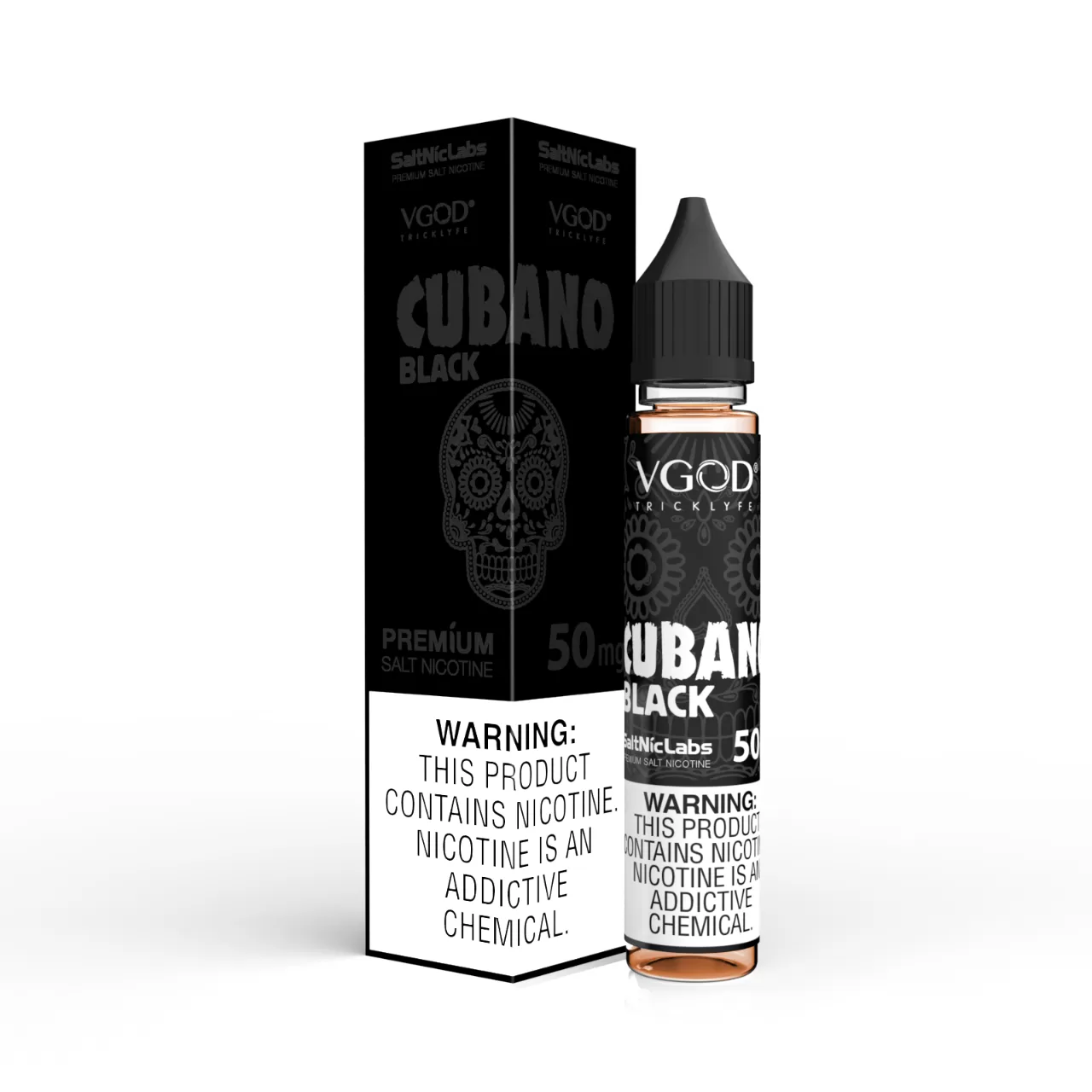 VGOD Cubano Black SaltNic 30ml Salt E-Juice 50mg VGOD Cubano Black SaltNic 30ml Salt E-Juice 50mg
