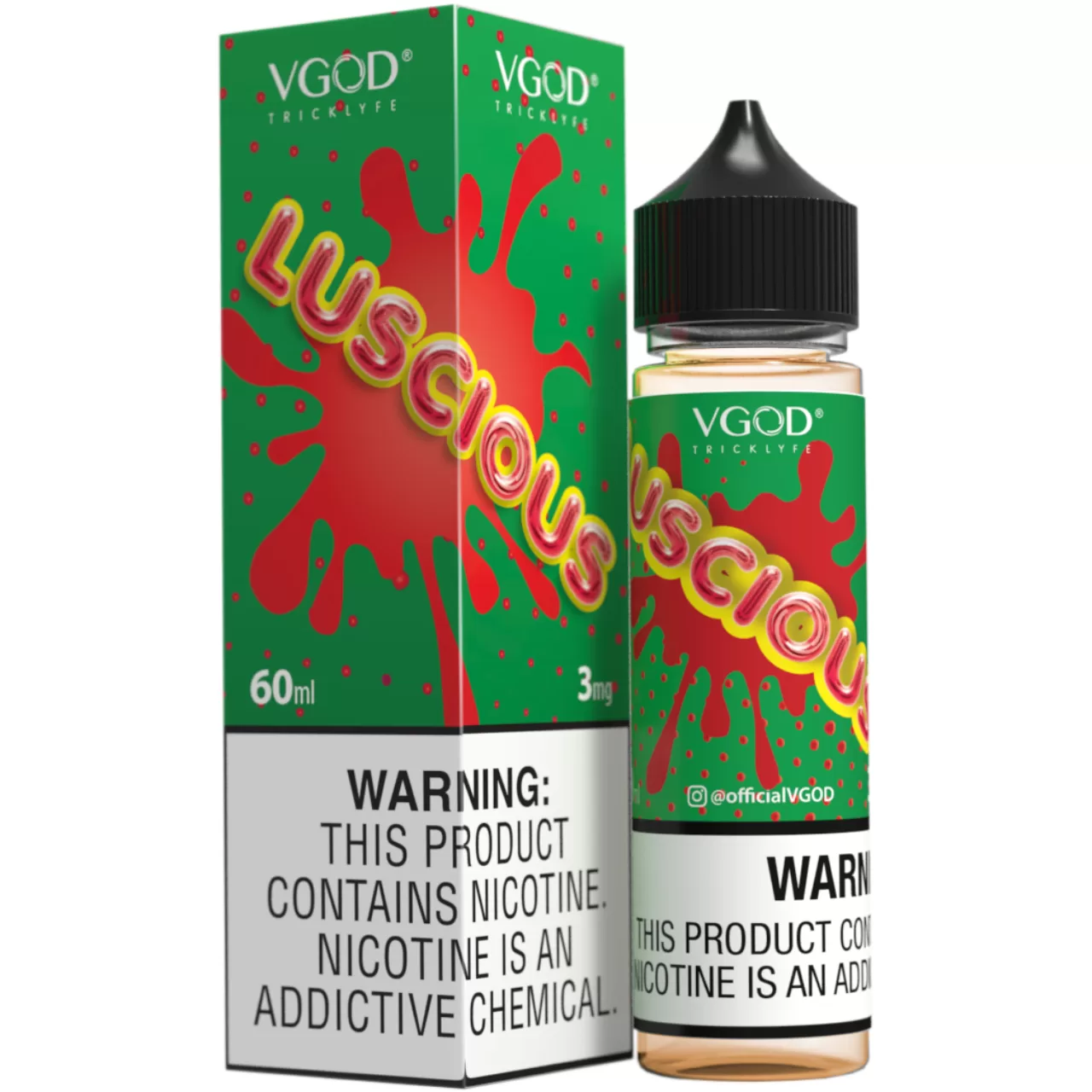 VGOD Luscious 60ml E-Juice 3mg VGOD Luscious 60ml E-Juice 3mg