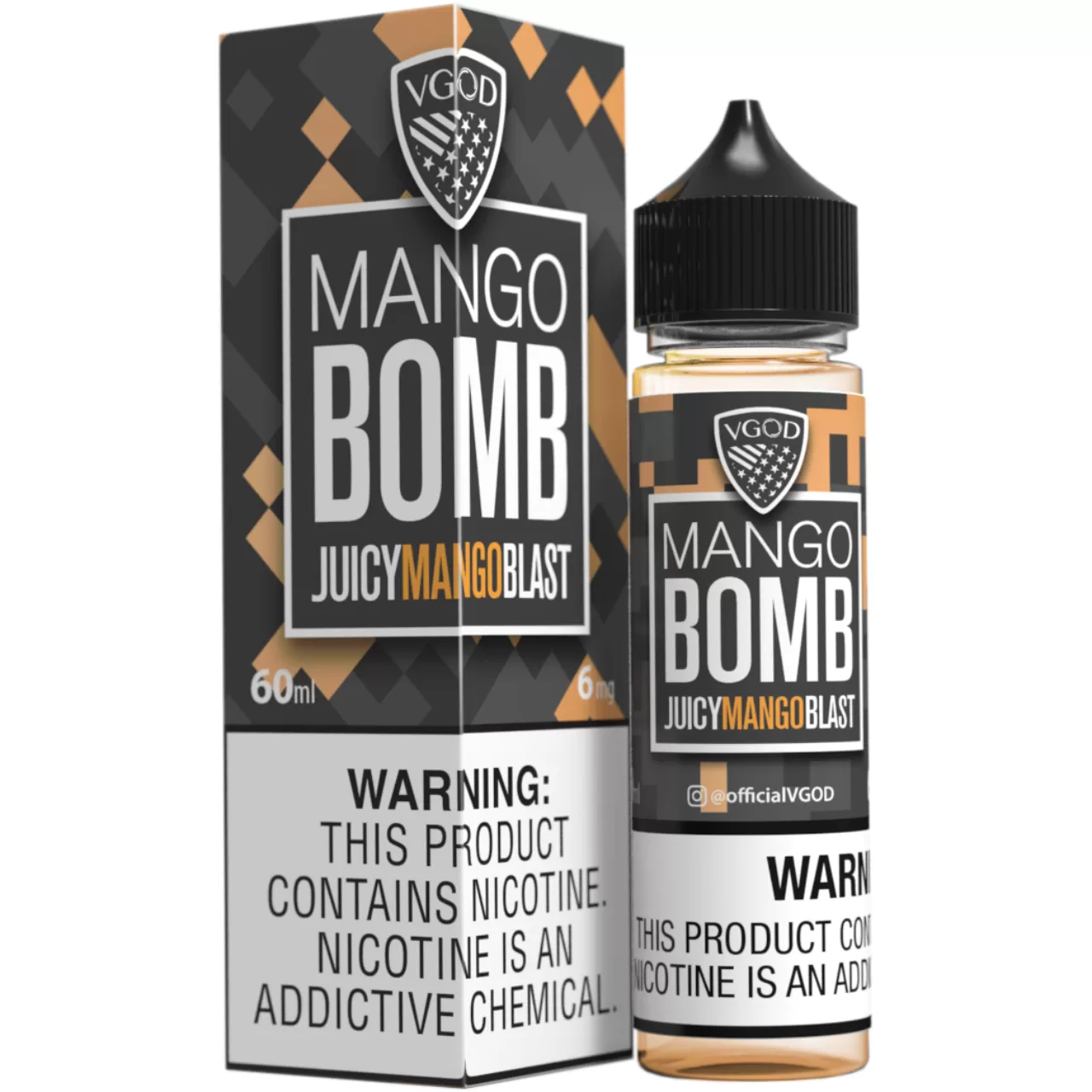 VGOD Mango Bomb 60ml E-Juice 6mg VGOD Mango Bomb 60ml E-Juice 6mg