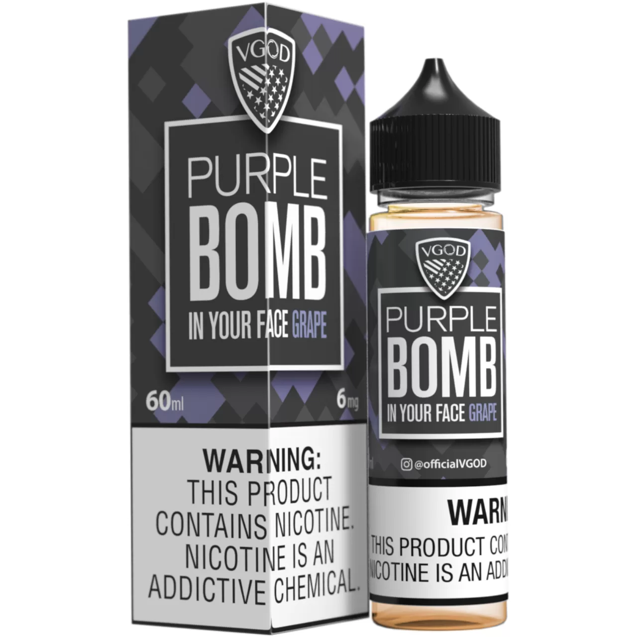 VGOD Purple Bomb 60ml E-Juice 6mg VGOD Purple Bomb 60ml E-Juice 6mg