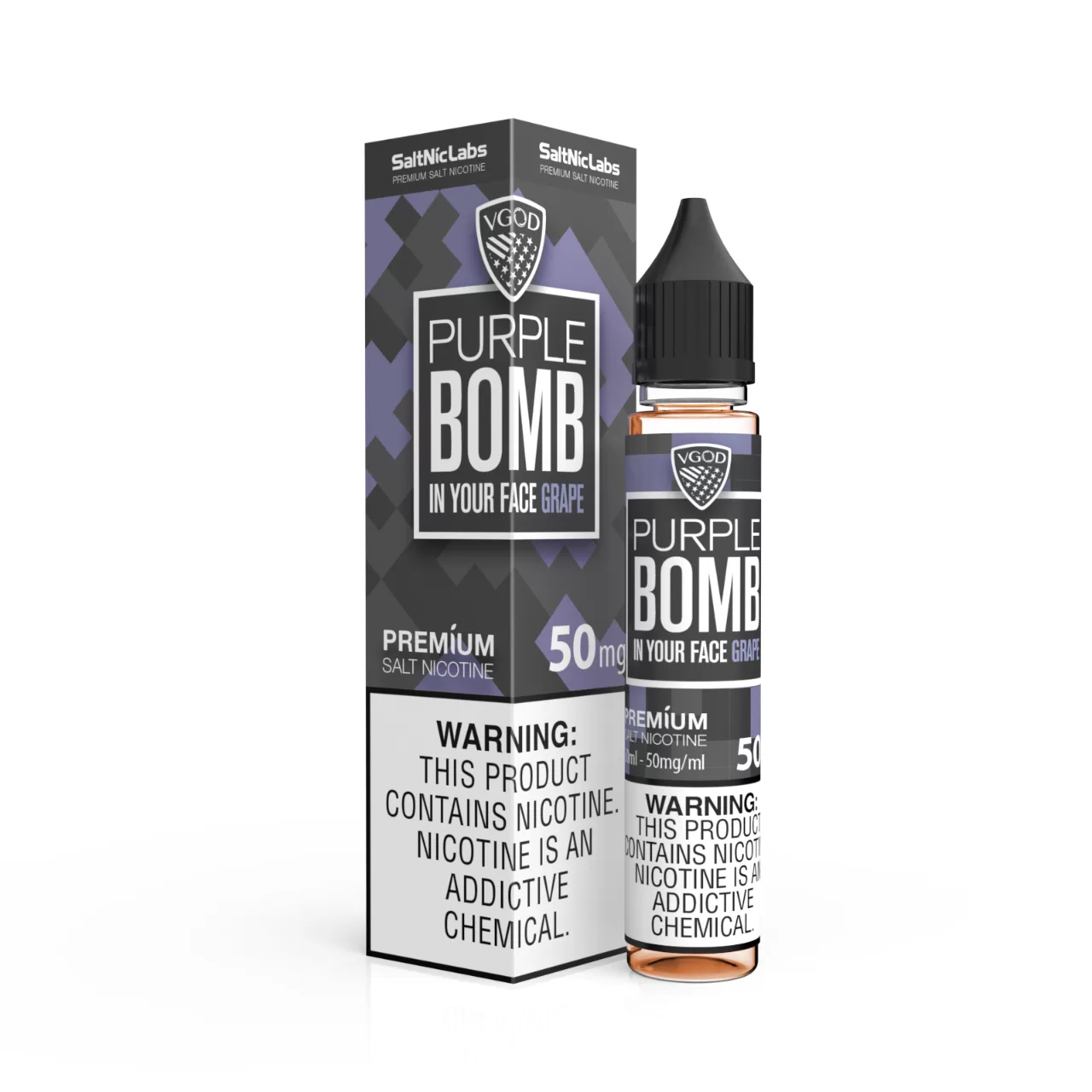 VGOD Purple Bomb SaltNic 30ml Salt E-Juice 50mg VGOD Purple Bomb SaltNic 30ml Salt E-Juice 50mg