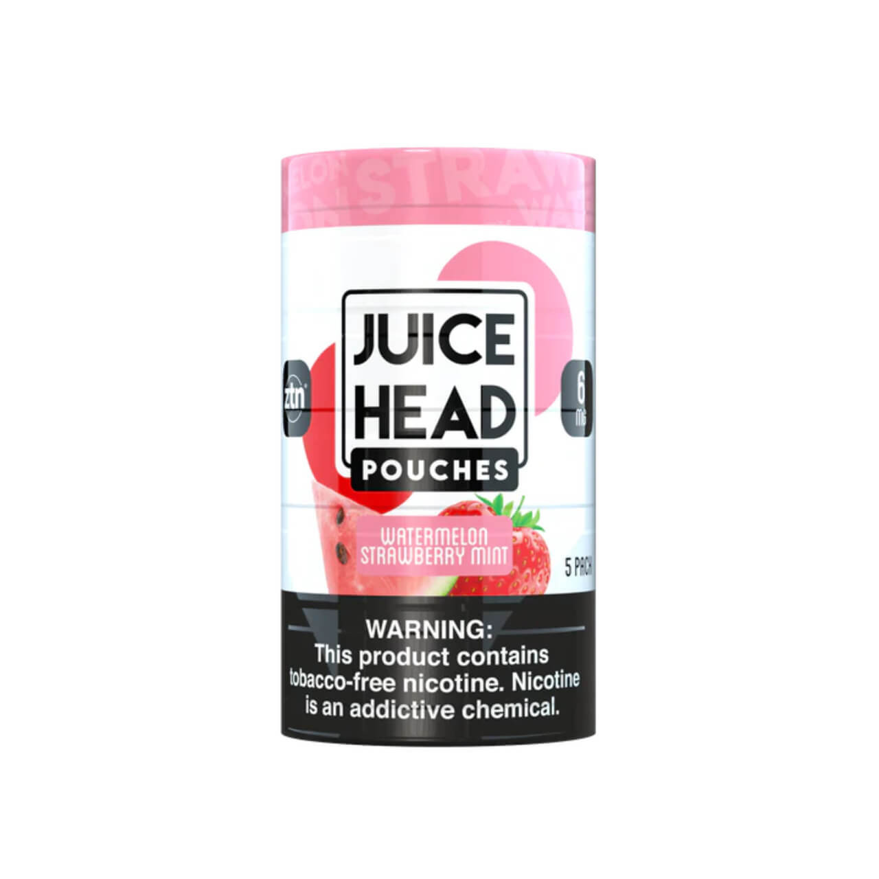 Juice Head ZTN Nicotine Pouches 5PK-Watermelon Strawberry Mint Juice Head ZTN Nicotine Pouches 5PK-Watermelon Strawberry Mint