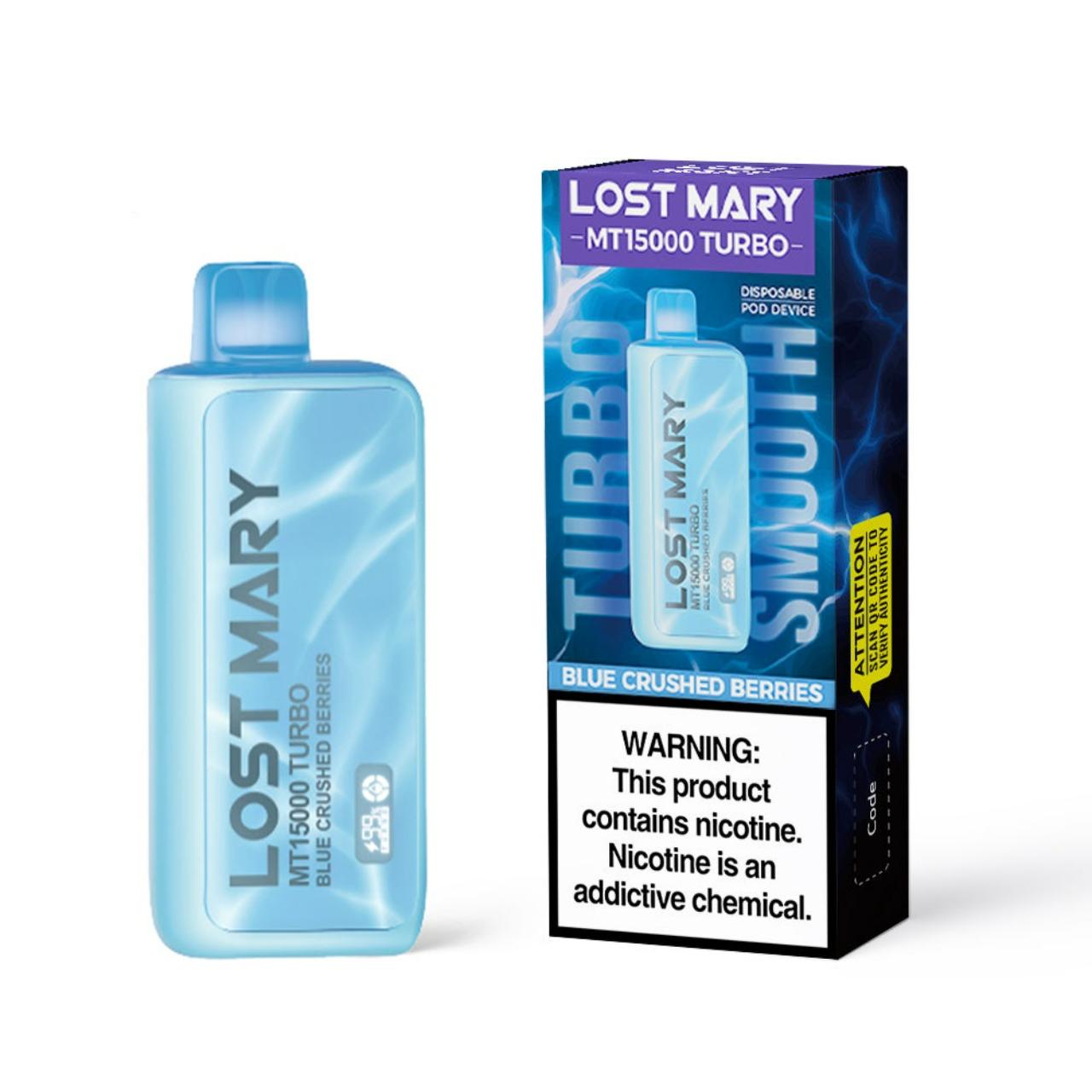 Lost Mary MT 15000 Puff Turbo Disposable Blue Crushed Berries