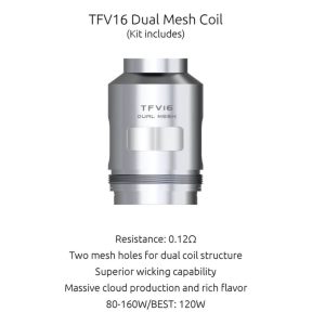 SMOK TFV16 Dual Mesh Replacement Coils - 3PK