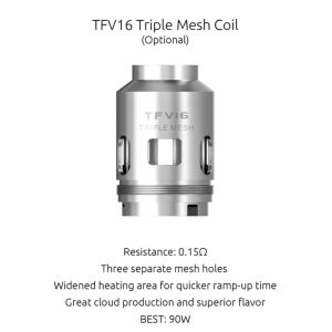 SMOK TFV16 Triple Mesh Replacement Coils - 3PK