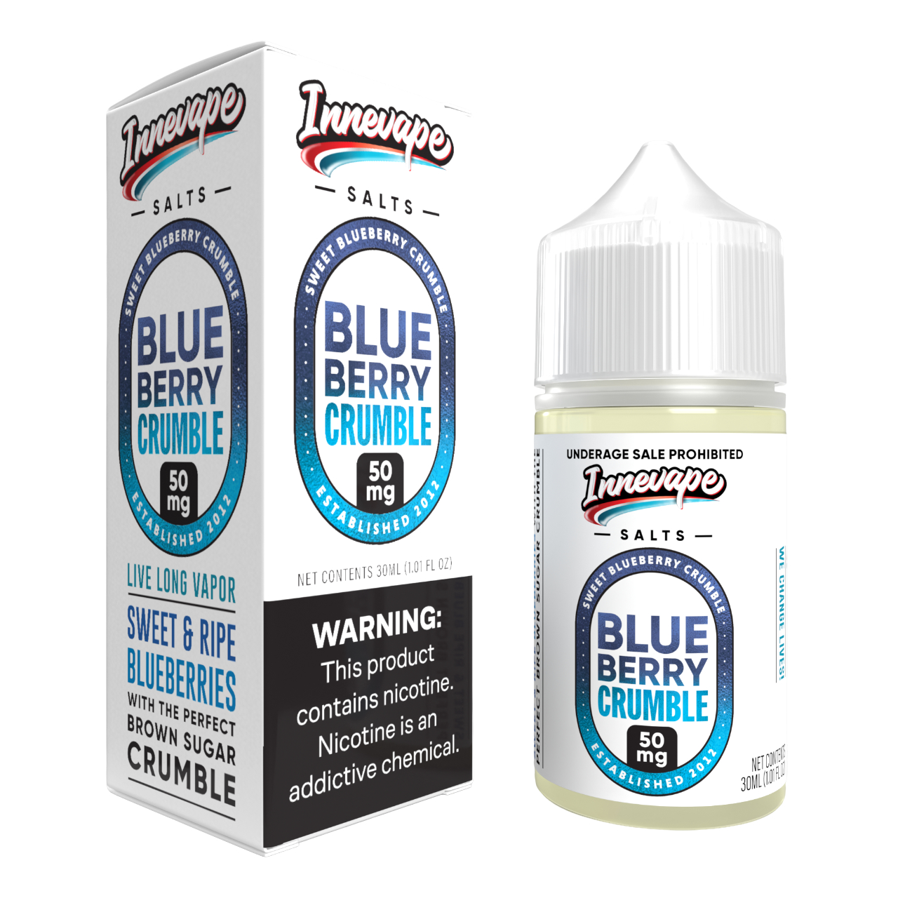 Innevape Blueberry Crumble Salts 30ml E-Juice Innevape Blueberry Crumble Salts 30ml E-Juice
