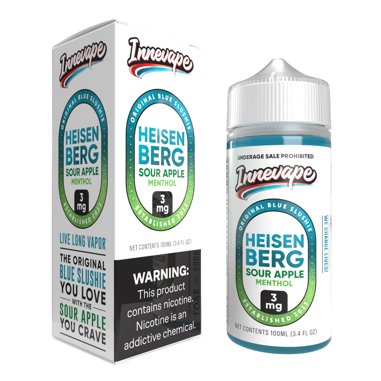 Innevape Heisenberg Sour Apple Menthol 100ml E-Juice