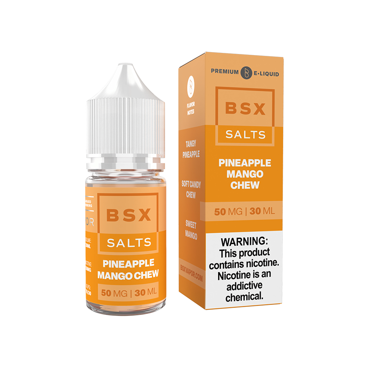 Glas BSX Pineapple Mango Chew Salts 30ml E-Juice Glas BSX Pineapple Mango Chew Salts 30ml E-Juice