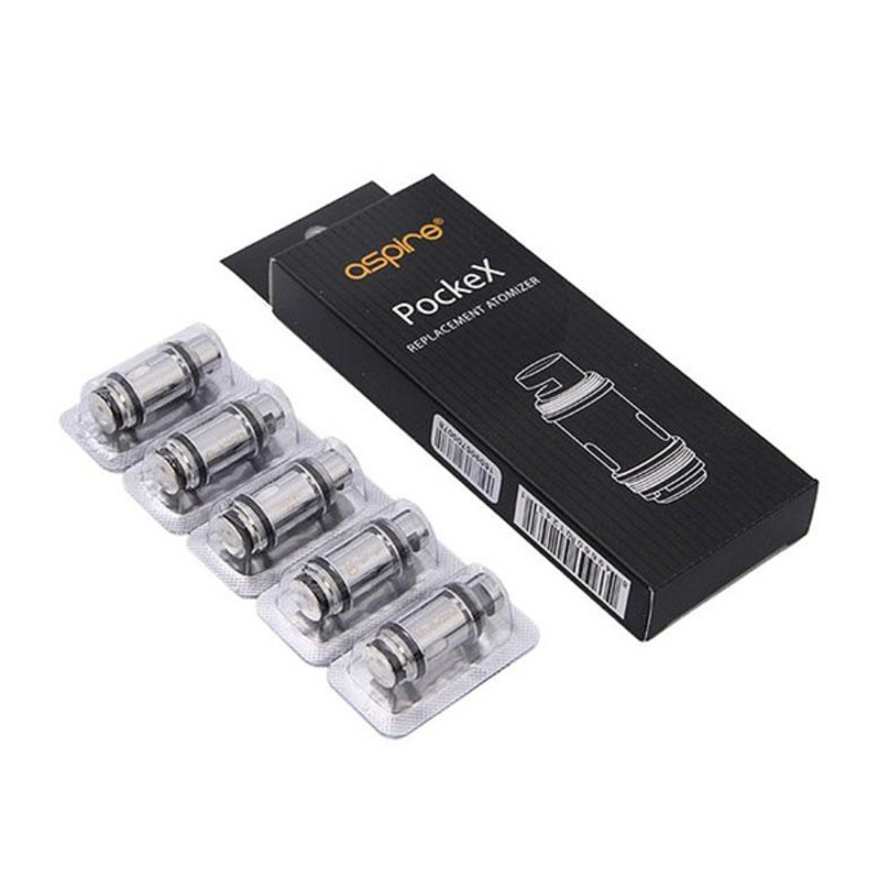 Aspire PockeX U-Tech Replacement Coils (Pack of 5) Aspire PockeX U-Tech Replacement Coils (Pack of 5)