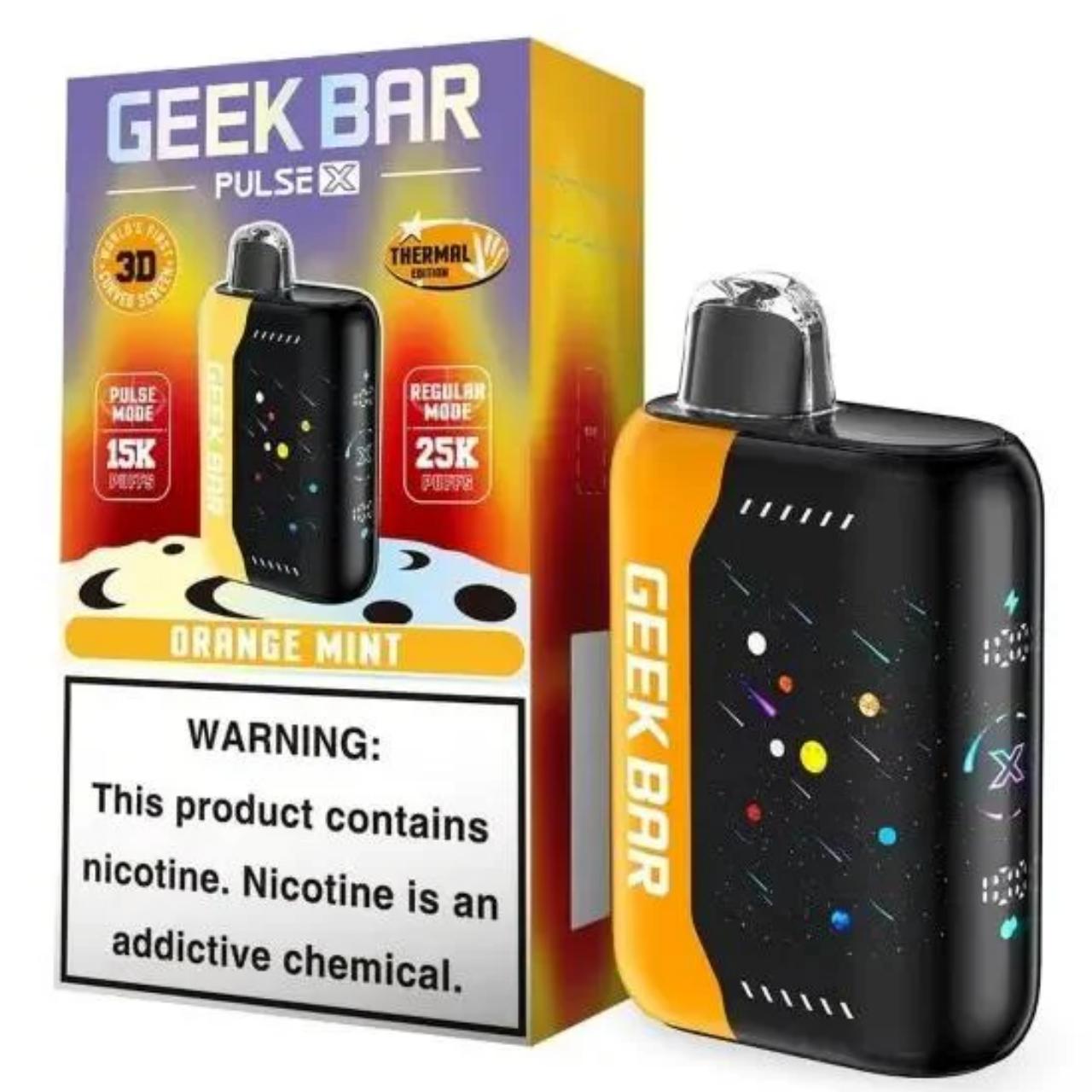 Geek Vape Pulse X 25000 Puff Disposable Orange Mint - Thermal Edition Geek Vape Pulse X 25000 Puff Disposable Orange Mint - Thermal Edition