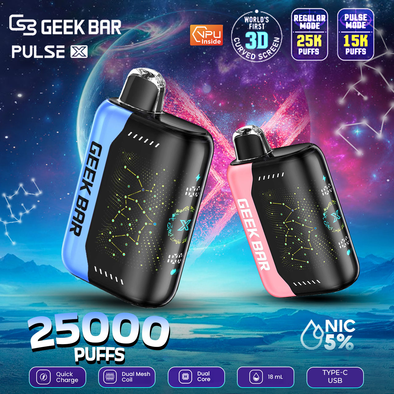 Geekvape pulse X 25000 Puffs Geekvape pulse X 25000 Puffs