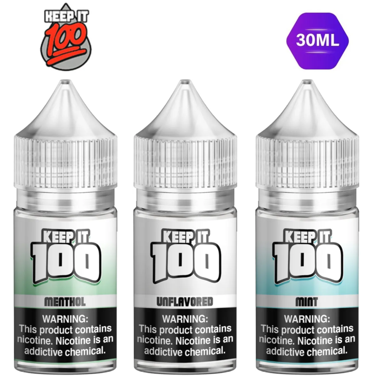 Keep it 100 Salt 30ml E-Juice Keep it 100 Salt 30ml E-Juice