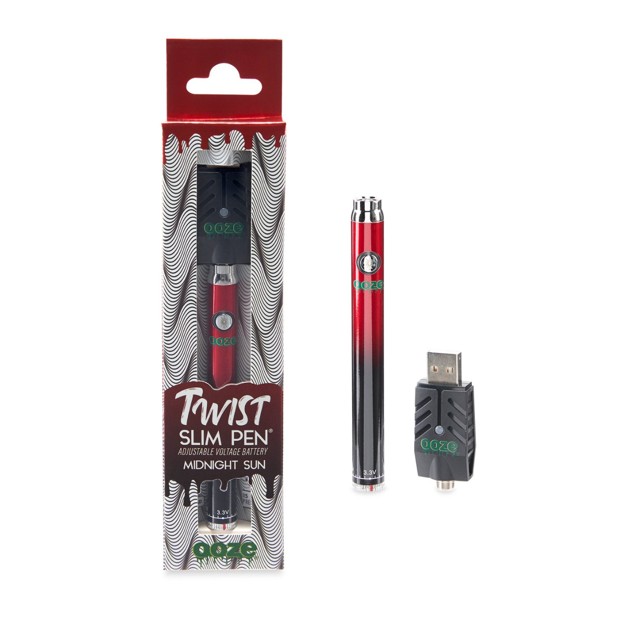 OOZE Twist Slim Pen Battery-Midnight Sun OOZE Twist Slim Pen Battery-Midnight Sun