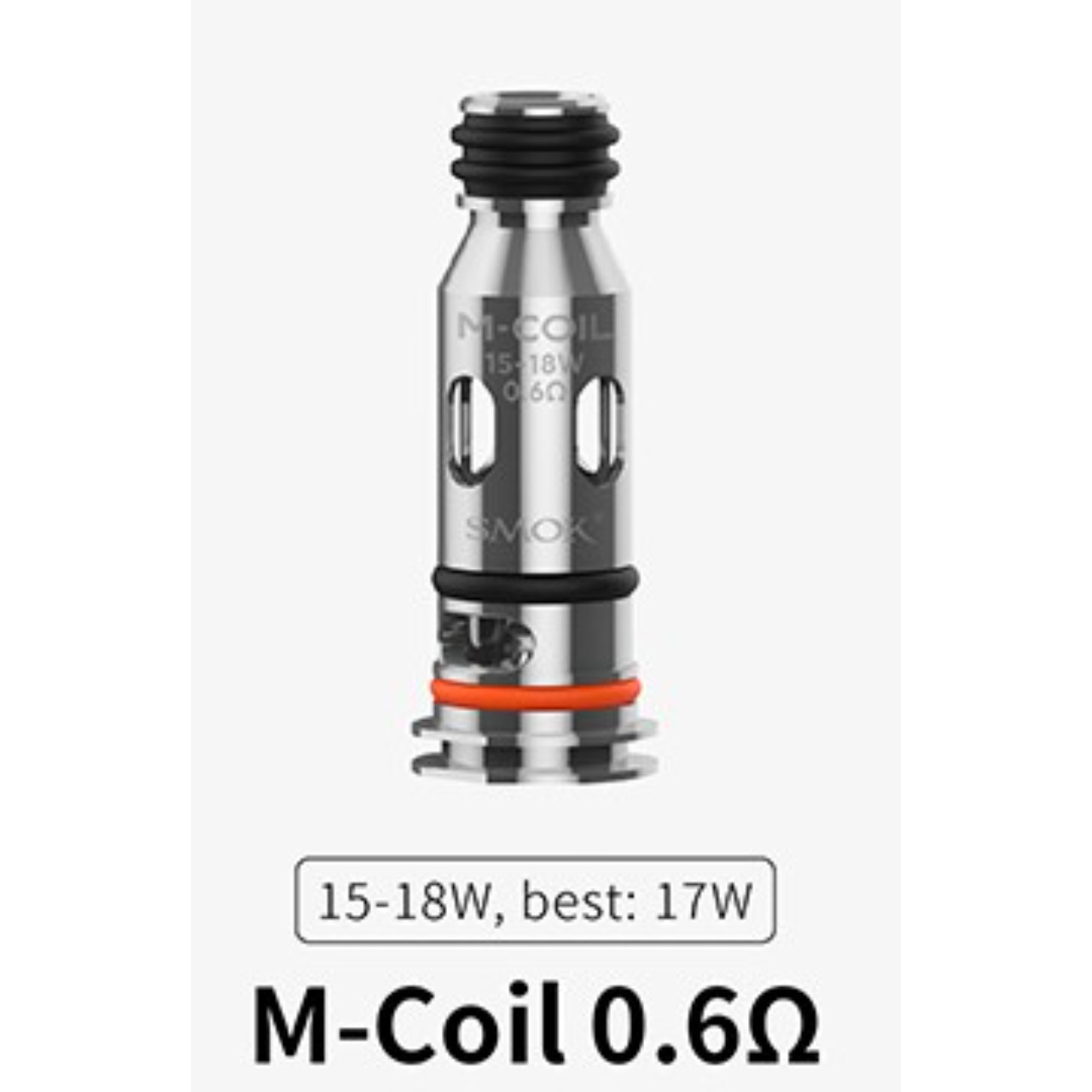SMOK M-Coil Replacement Coil (Pack of 5)-0.6ohm SMOK M-Coil Replacement Coil (Pack of 5)-0.6ohm