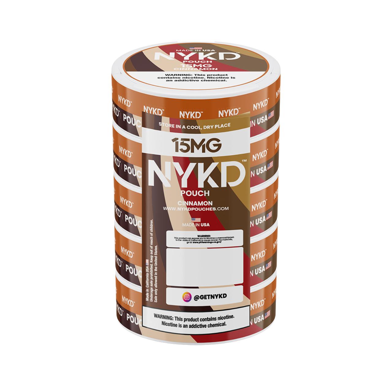 NYKD Nicotine Pouches - 5PK Cinnamon - 15MG NYKD Nicotine Pouches - 5PK Cinnamon - 15MG