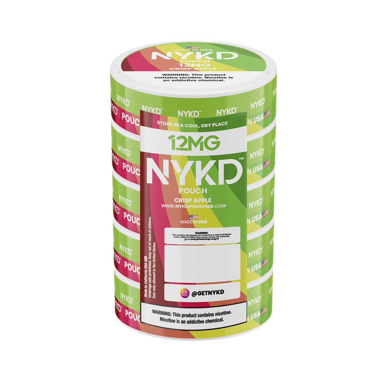 NYKD Nicotine Pouches - 5PK Crisp Apple - 12MG NYKD Nicotine Pouches - 5PK Crisp Apple - 12MG