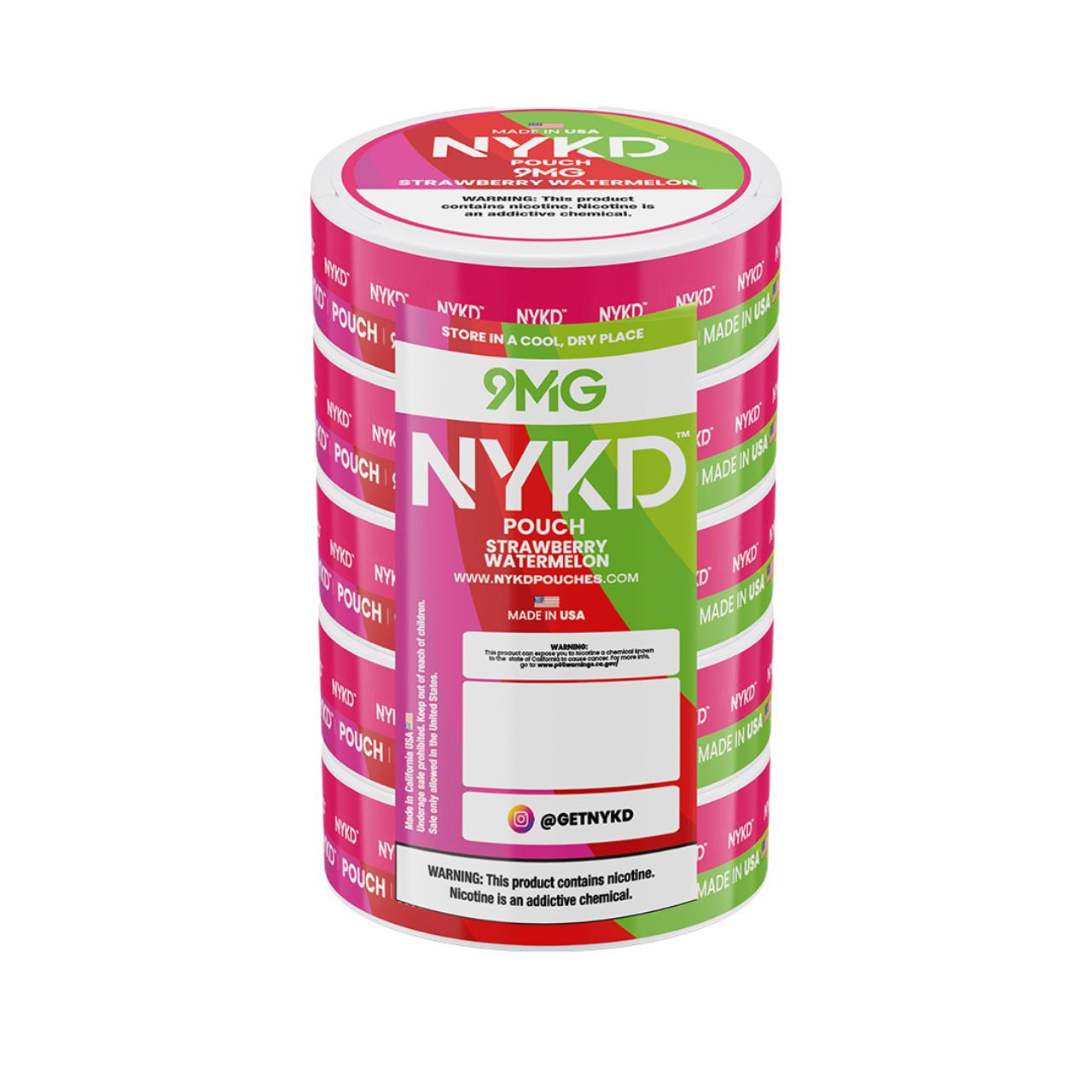 NYKD Nicotine Pouches - 5PK Strawberry Watermelon - 9MG NYKD Nicotine Pouches - 5PK Strawberry Watermelon - 9MG