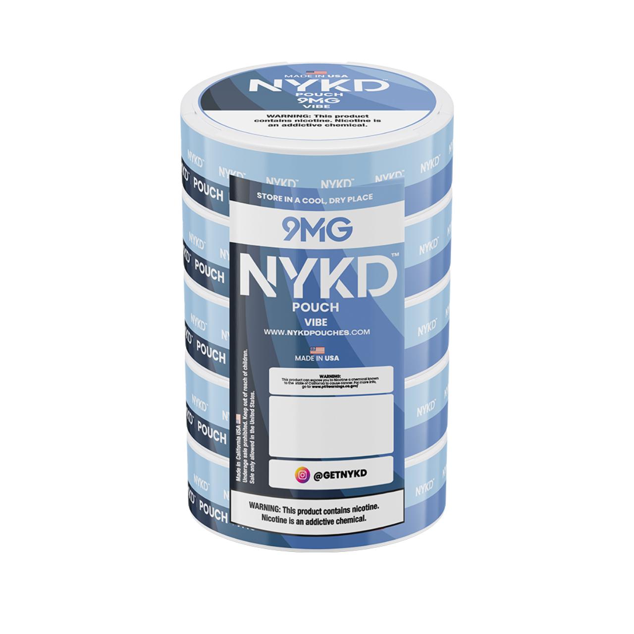 NYKD Nicotine Pouches - 5PK Vibe - 9MG NYKD Nicotine Pouches - 5PK Vibe - 9MG