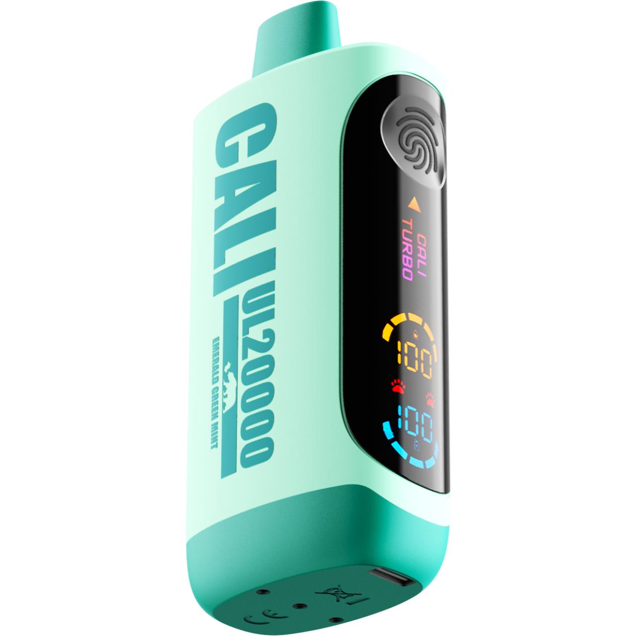 Cali UL20000 20,000 Puff Disposable Emerald edition - Emerald Green Mint Cali UL20000 20,000 Puff Disposable Emerald edition - Emerald Green Mint