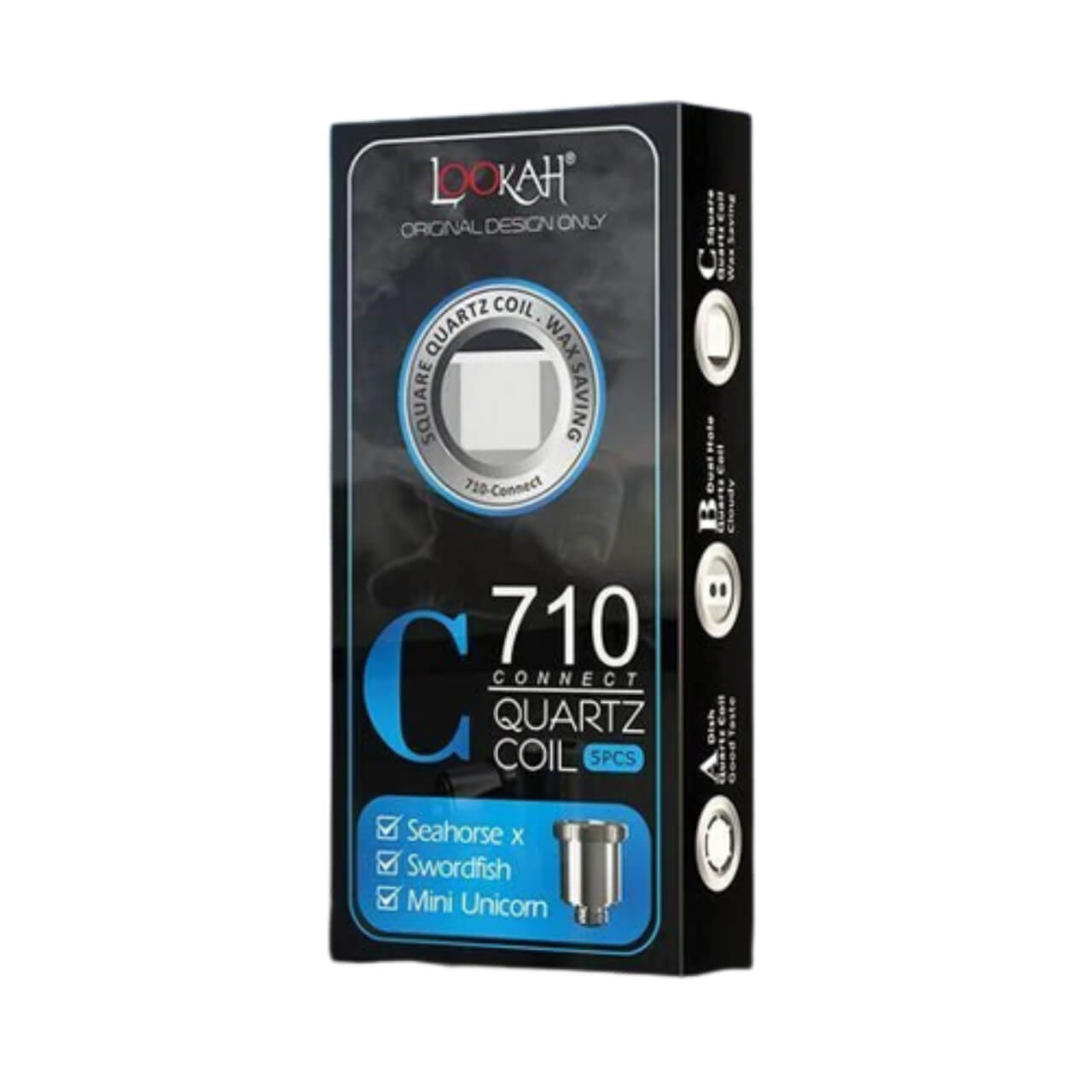 Lookah 710 Connect Replacement Coils Connect C - Quartz Square Lookah 710 Connect Replacement Coils Connect C - Quartz Square