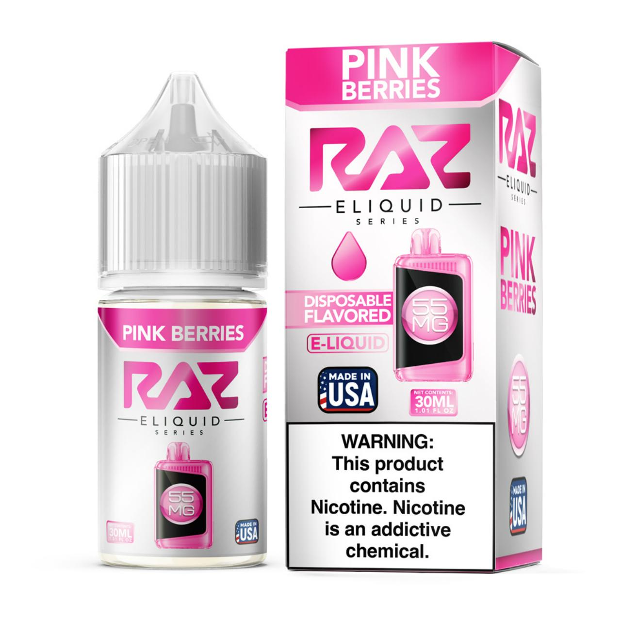 Pod Juice x RAZ Salt Pink Berries Tobacco Free Nicotine E-Juice 30ml Pod Juice x RAZ Salt Pink Berries Tobacco Free Nicotine E-Juice 30ml