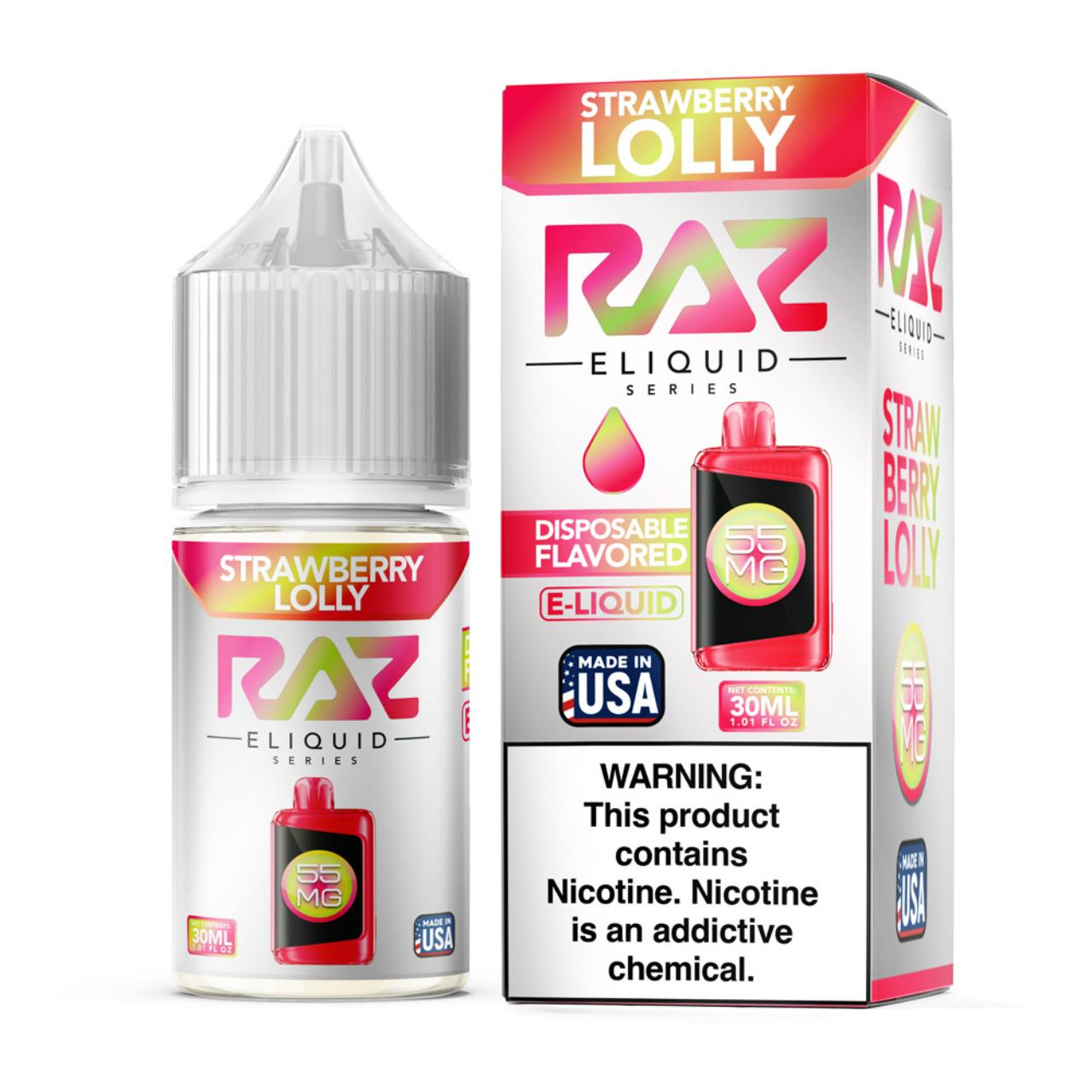 Pod Juice x RAZ Salt Strawberry Lolly Tobacco Free Nicotine E-Juice 30ml Pod Juice x RAZ Salt Strawberry Lolly Tobacco Free Nicotine E-Juice 30ml
