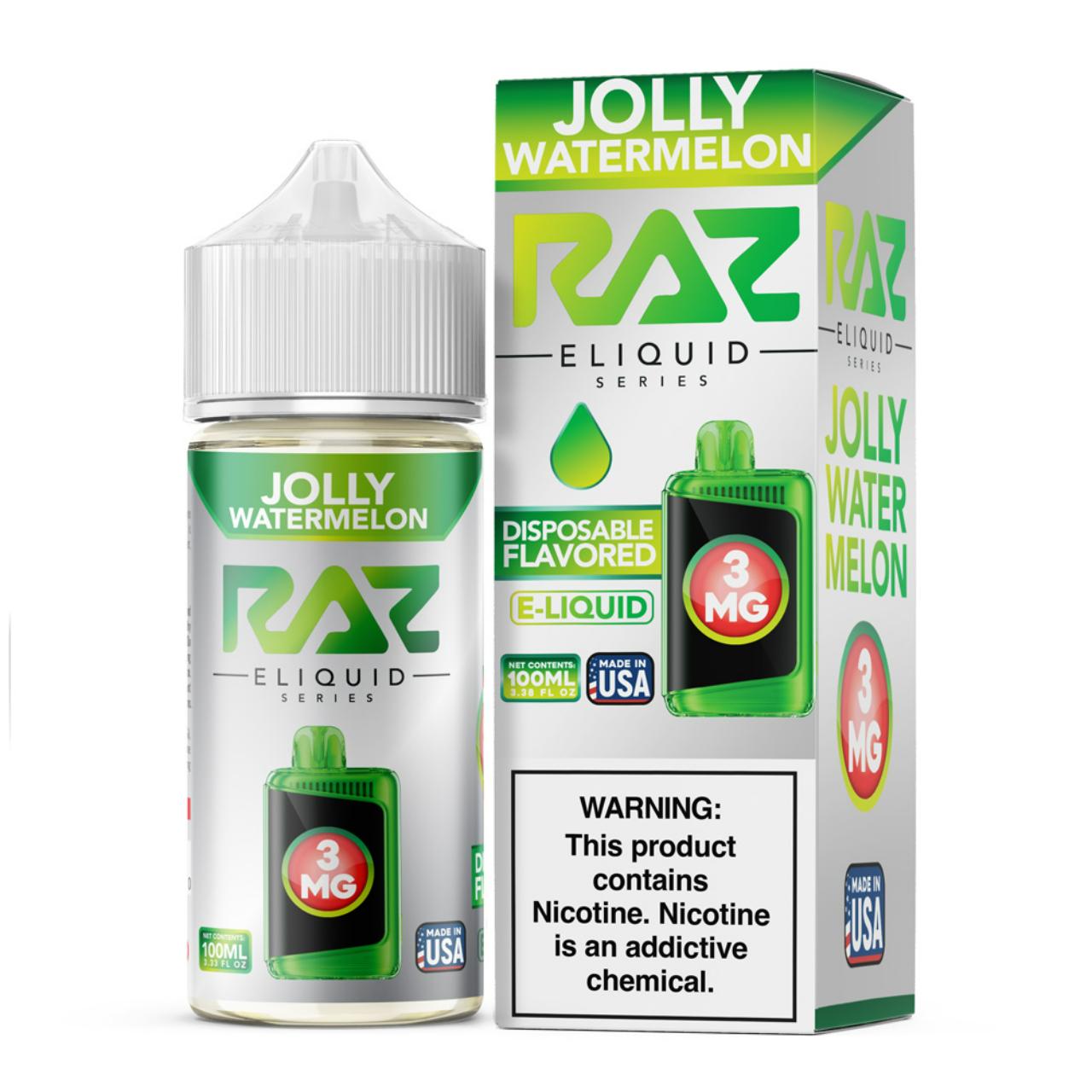 Pod Juice x RAZ Watermelon Tobacco Free Nicotine E-Juice 100ml
