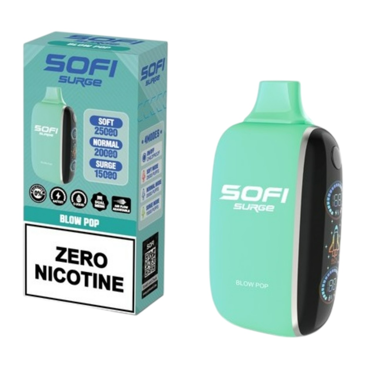 Sofi Surge Zero Nicotine 25000 Puff Disposable Blow Pop Sofi Surge Zero Nicotine 25000 Puff Disposable Blow Pop