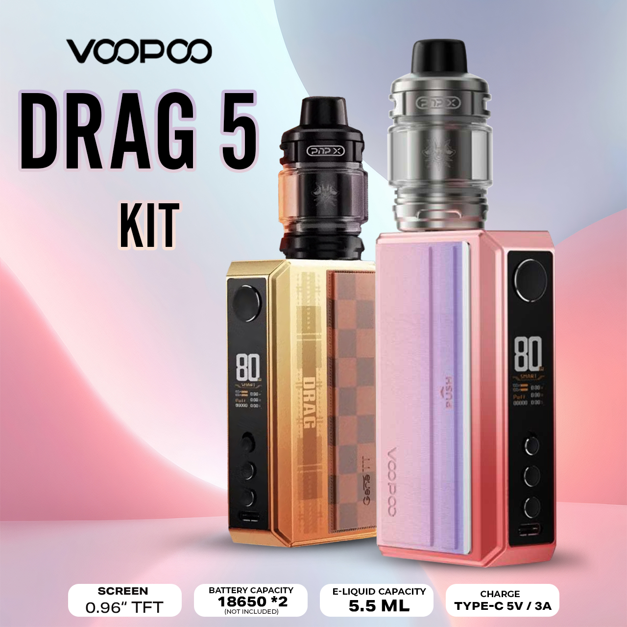 VOOPOO DRAG 5 KIT VOOPOO DRAG 5 KIT