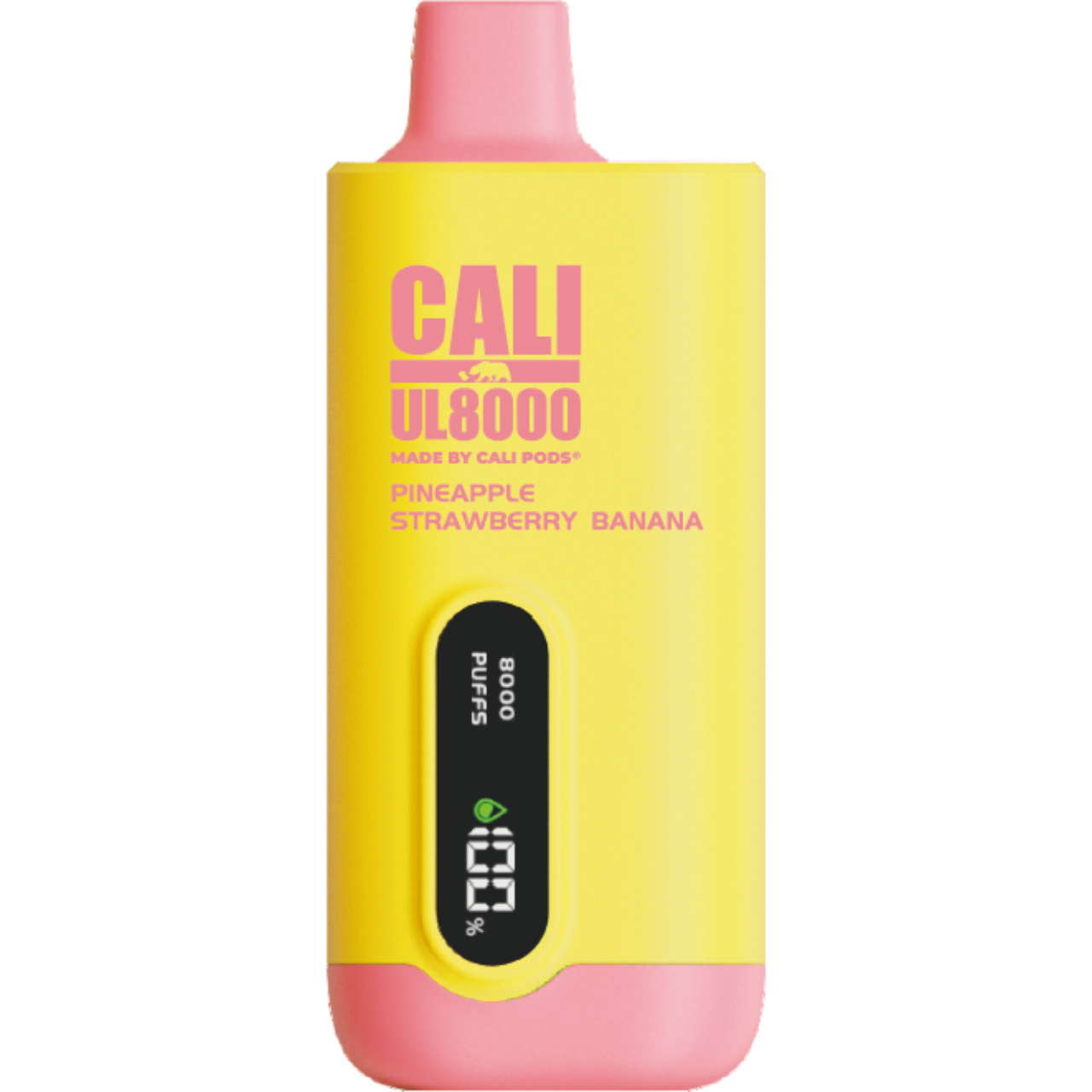 Cali UL8000 8000 Puff Disposable Pineapple Strawberry Banana Cali UL8000 8000 Puff Disposable Pineapple Strawberry Banana