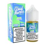 Cloud Nurdz Salts Aloe Grape Synthetic Nicotine 30ml E-Juice 50mg