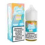 Cloud Nurdz Salts Iced Peach Melon Synthetic Nicotine 30ml E-Juice 50mg